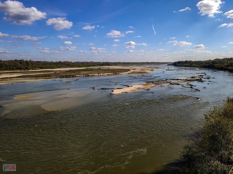 Pierwszy rzut oka na Wisłę z Mostu Południowego