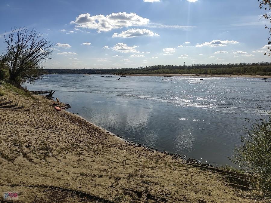 Wisła przy Plaży Romantycznej