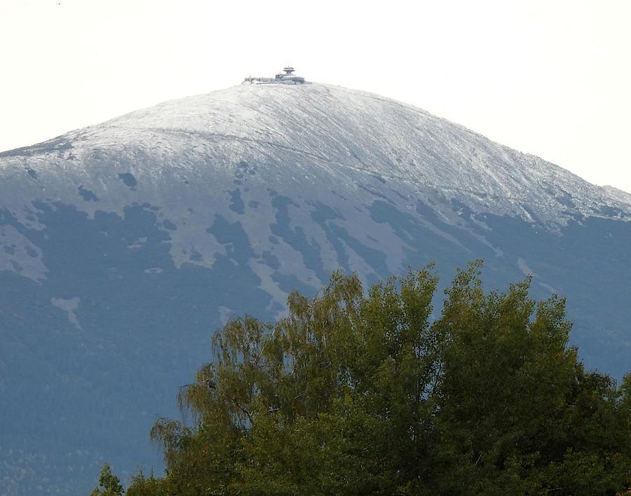 Zbliżenie na Śnieżkę