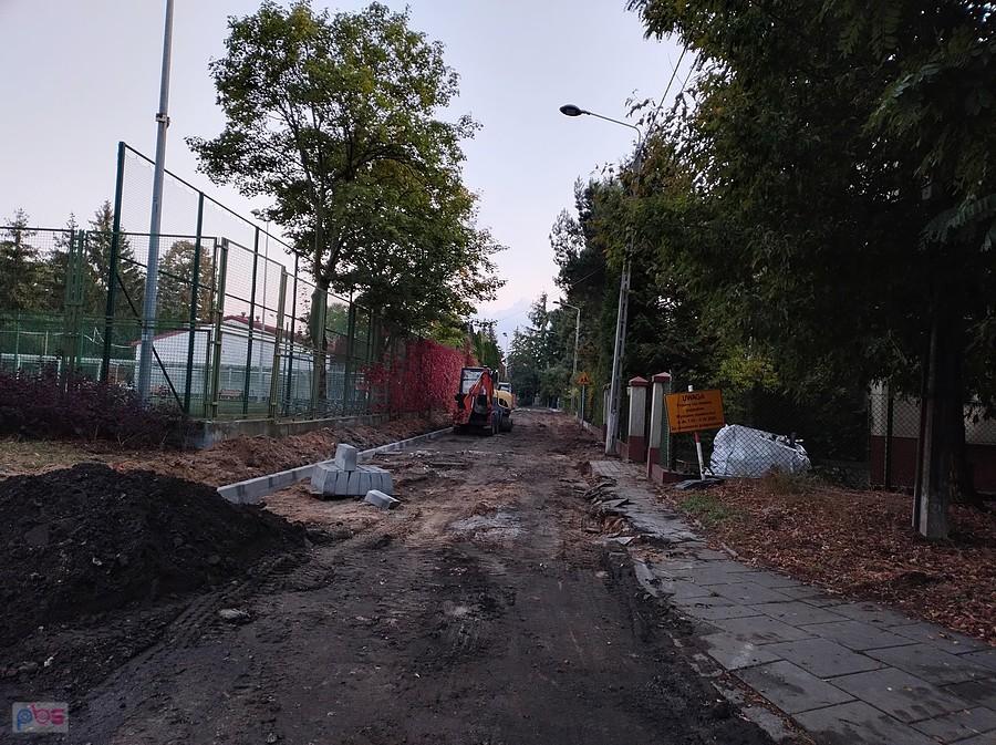 Remont nawierzchni uliczki na Boernerowie
