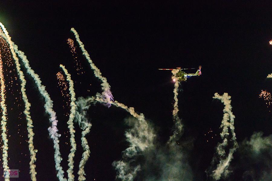 Oberwał z racy - Bölkow Bo 105 P1M #SP-YBO - Maciej Dominiak - AirShow Rudniki 2025