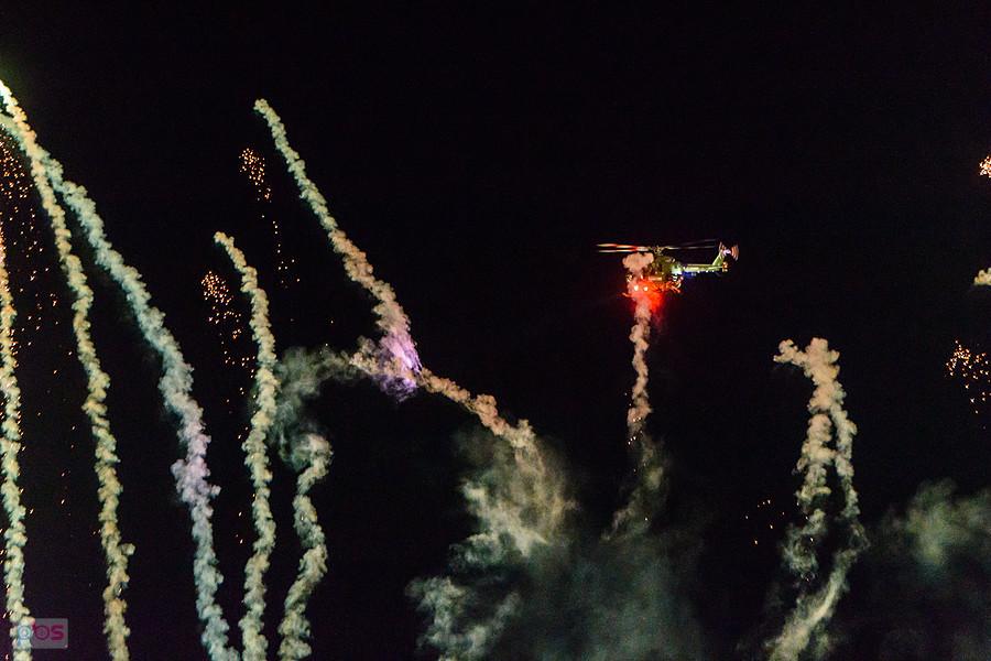 Oberwał z racy -Bölkow Bo 105 P1M #SP-YBO - Maciej Dominiak - AirShow Rudniki 2025