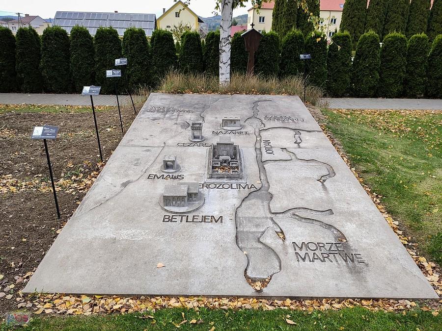 Ogród Biblijny - makieta Ziemi Świętej