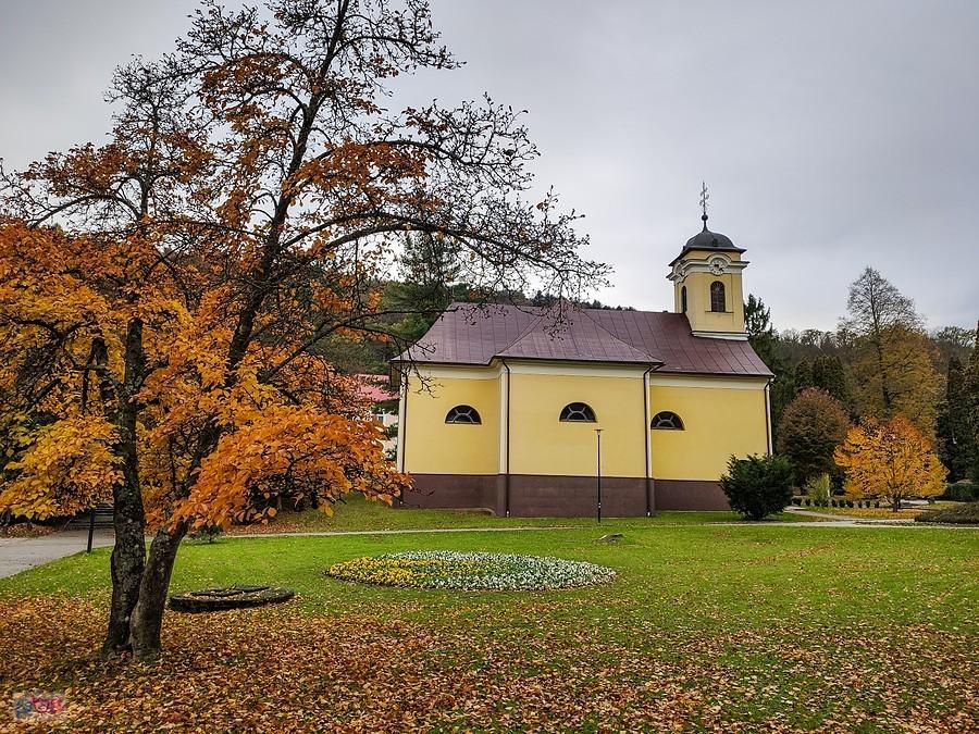 Bardejovské Kúpele- Kościół Podwyższenia Krzyża Świętego