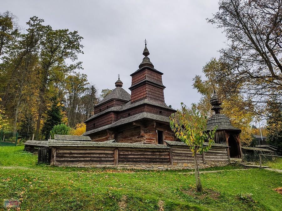 Bardejovské Kúpele - skansen, cerkiew ze Zboja