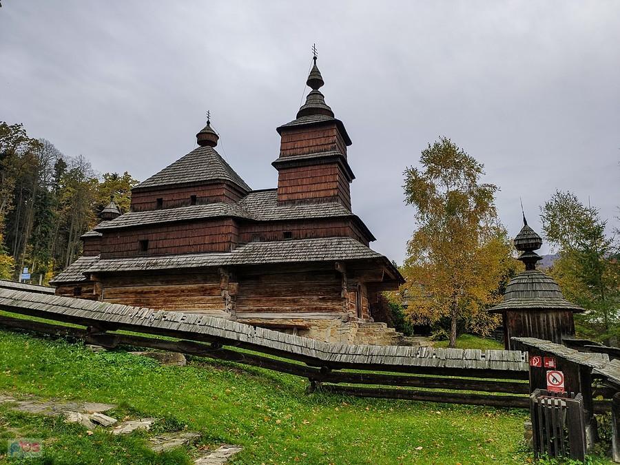 Bardejovské Kúpele - skansen, cerkiew ze Zboja z 1706 roku
