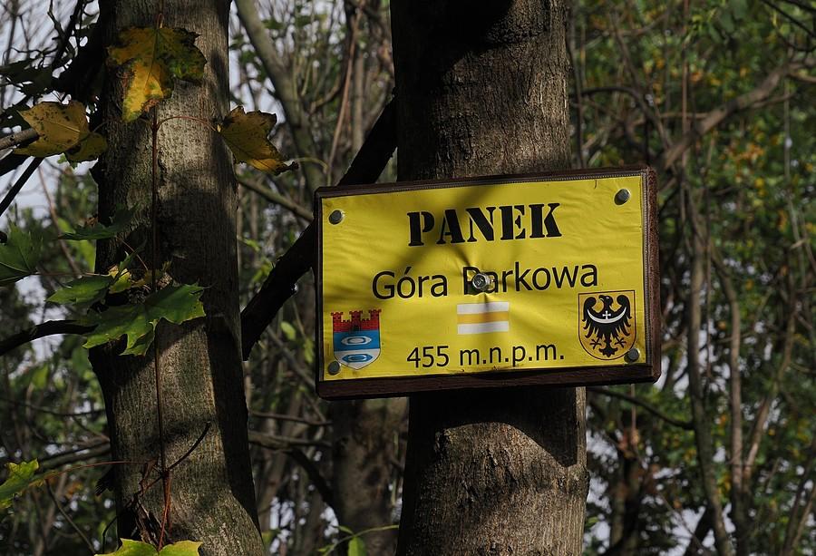 Jestem na szczycie Góry Panek 455 m.n.p.m