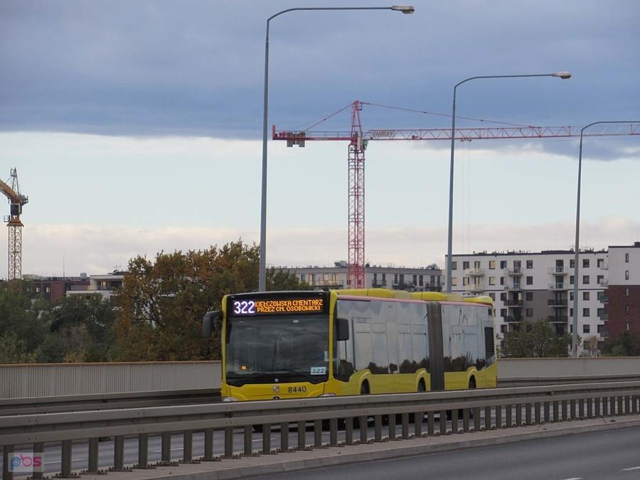 Mercedes O530G C2 #8440 na Moście Milenijnym