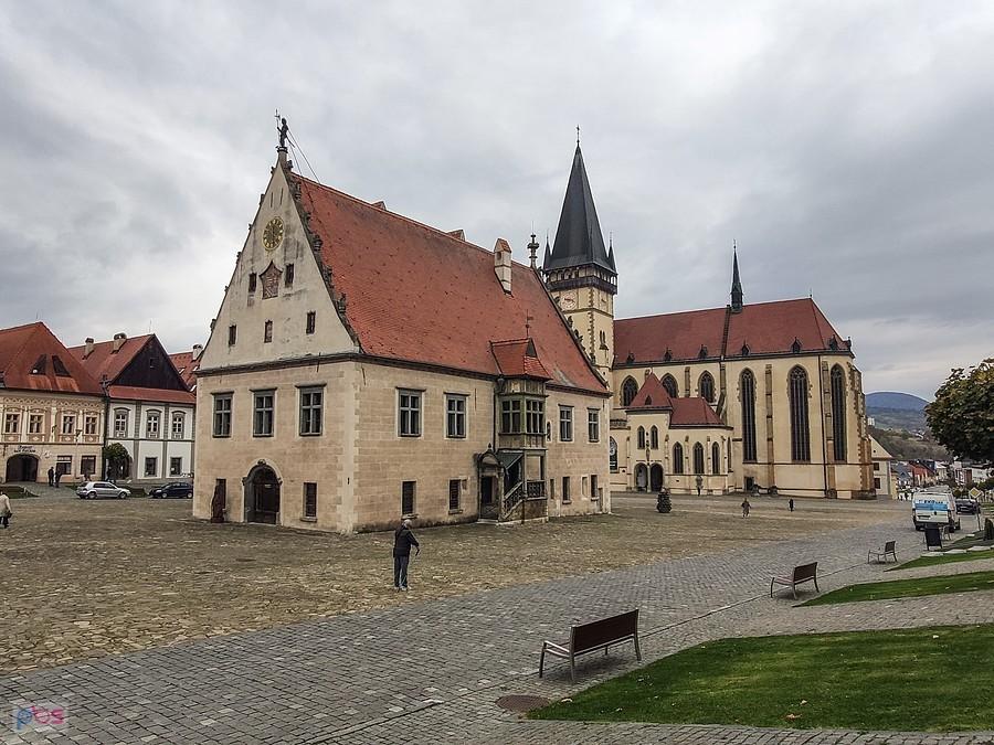 Ratusz na rynku w Bardejowie