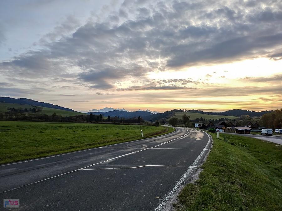 W oddali widać już Tatry