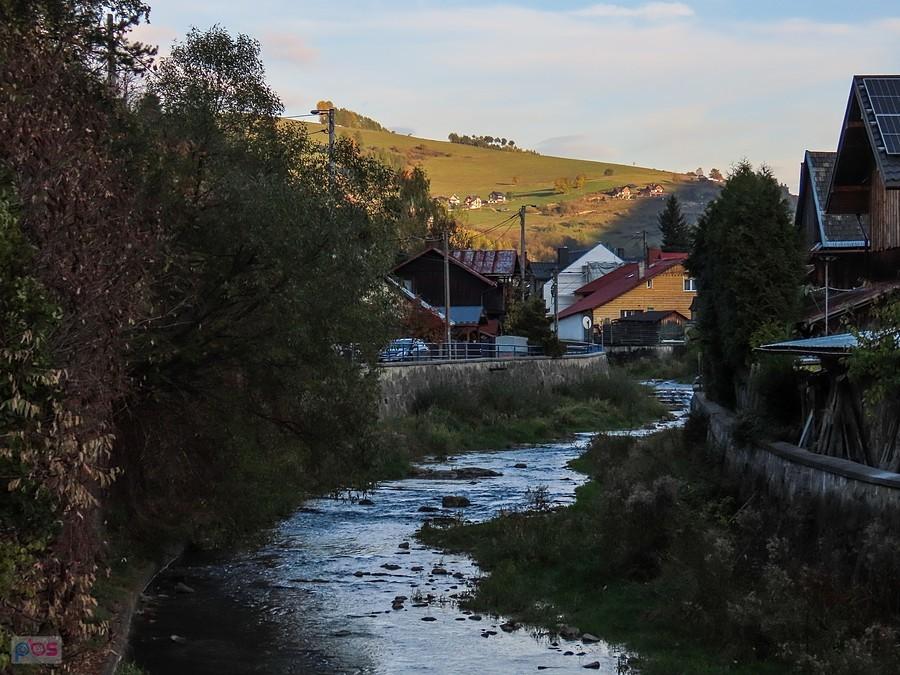 Grajcarek z mostu na ul. Szlachtowskiej