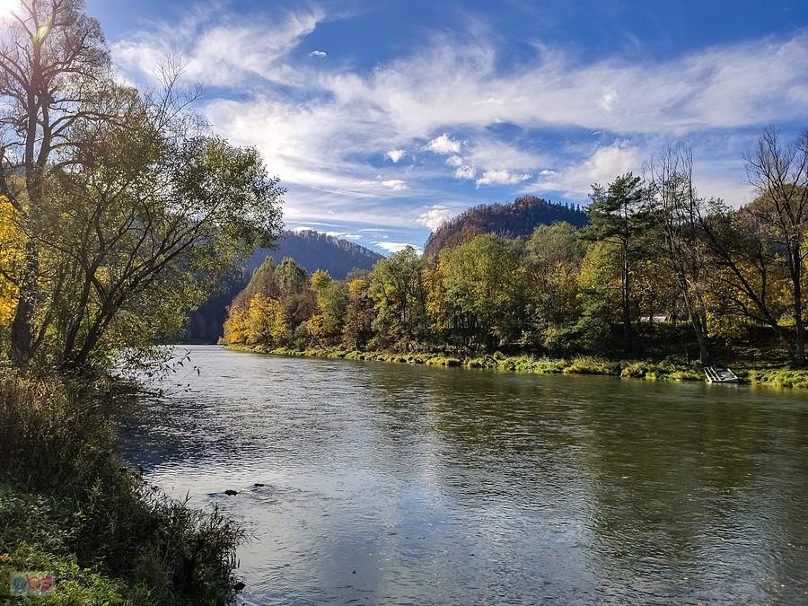 Dunajec z wyspy Cypel