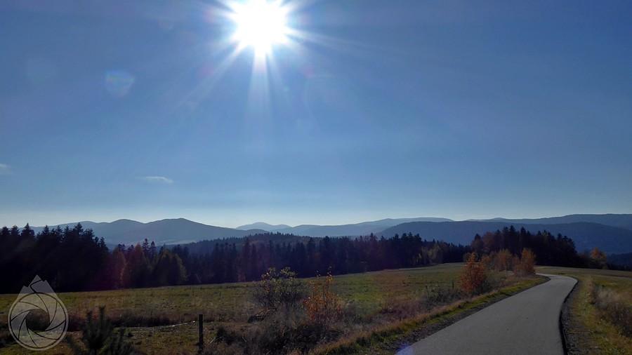z podjazdu nad Przysłup, Góry Hańczowskie