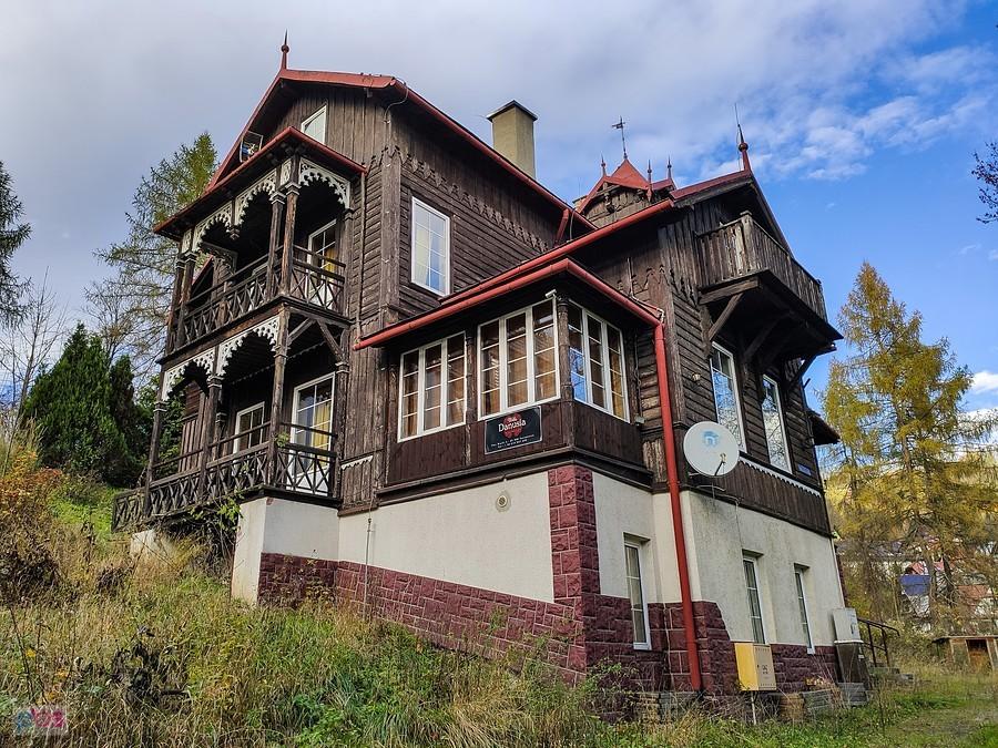 Szczawnica - mało znana willa Danusia, ukryta na stoku Bryjarki