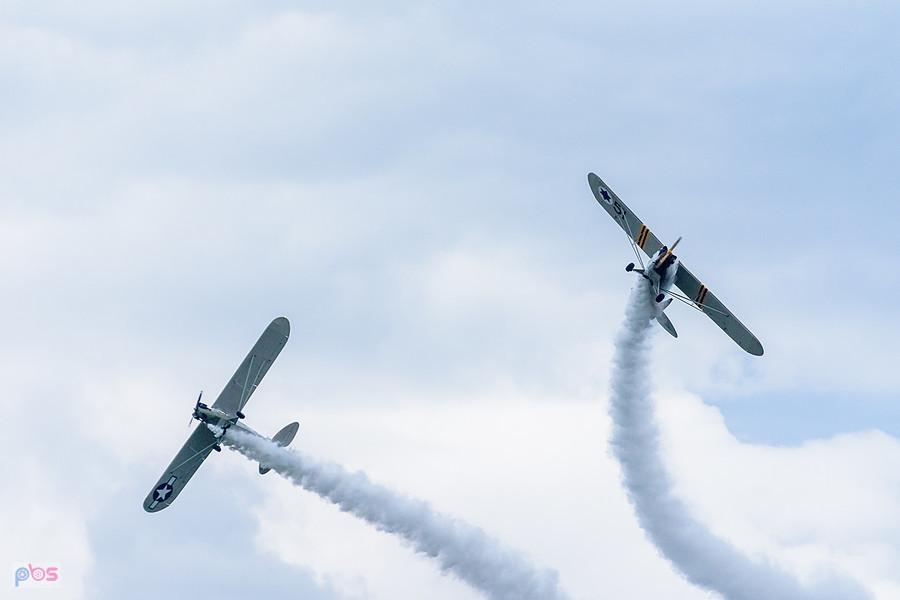 Piper L-4J Cub #SP-SMLP oraz Piper J-3C-65 Cub #SP-SAFY - trening przed AirShow Rudniki