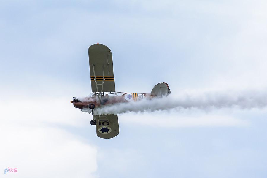 Piper L-4J Cub #SP-SMLP z roku 1944 - trening przed AirShow Rudniki
