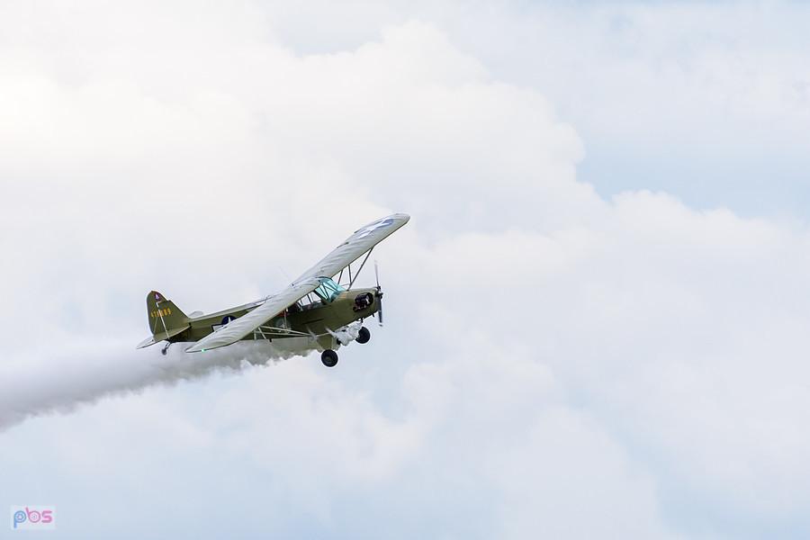 Piper J-3C-65 Cub #SP-SAFY - pilot Antoni Nowak - trening przed AirShow Rudniki