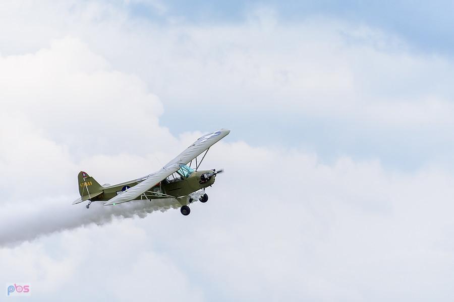 Piper J-3C-65 Cub #SP-SAFY - pilot Antoni Nowak - trening przed AirShow Rudniki