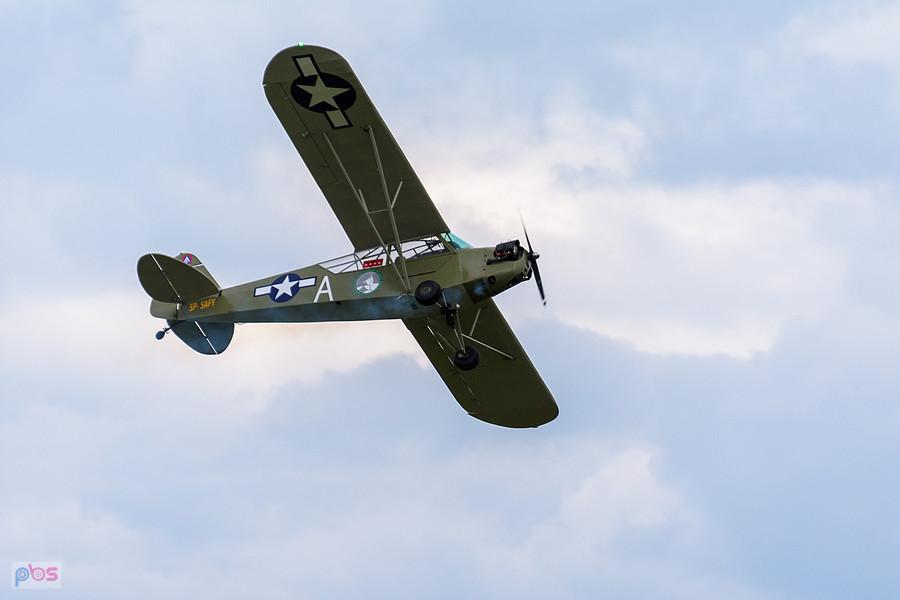 Piper J-3C-65 Cub #SP-SAFY - pilot Antoni Nowak - trening przed AirShow Rudniki