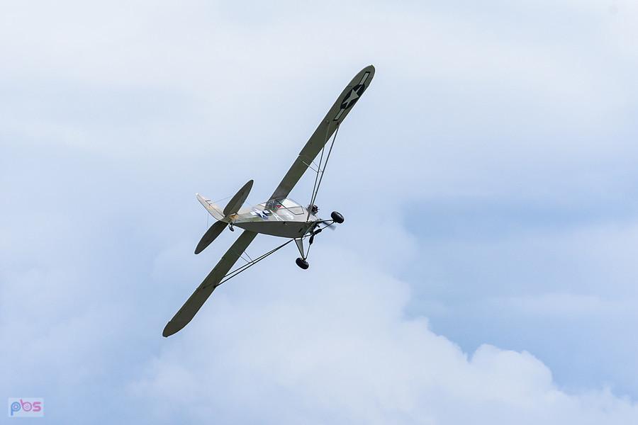 Piper J-3C-65 Cub #SP-SAFY - pilot Antoni Nowak - trening przed AirShow Rudniki