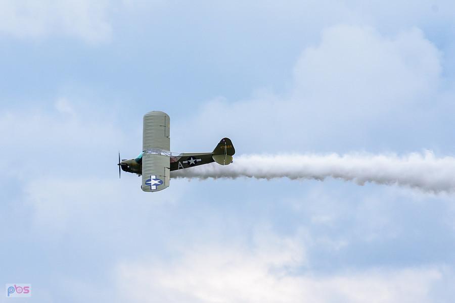 Piper J-3C-65 Cub #SP-SAFY - pilot Antoni Nowak - trening przed AirShow Rudniki