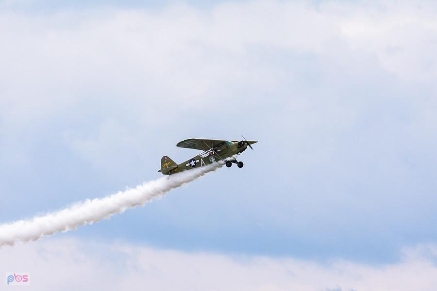 Piper J-3C-65 Cub #SP-SAFY - pilot Antoni Nowak - trening przed AirShow Rudniki