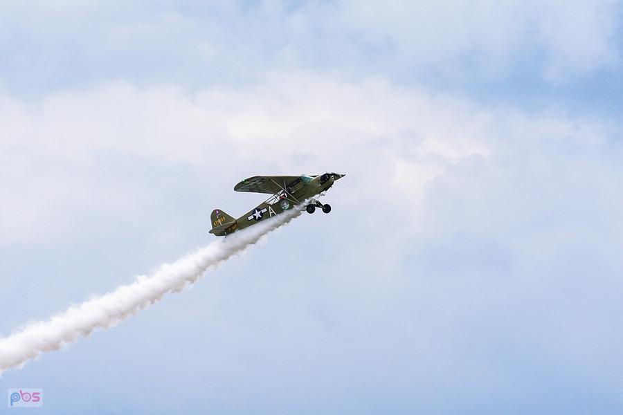 Piper J-3C-65 Cub #SP-SAFY - pilot Antoni Nowak - trening przed AirShow Rudniki