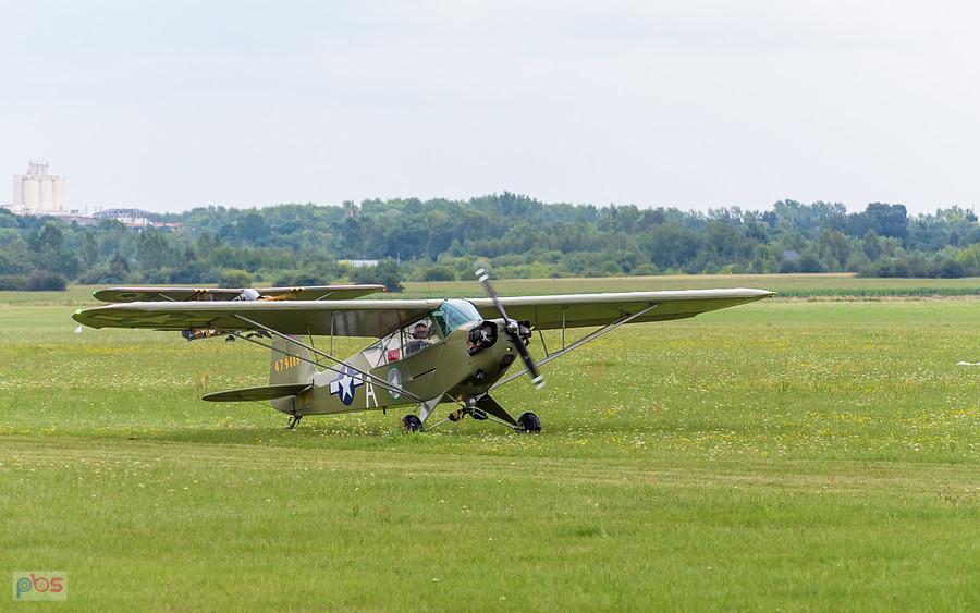 Piper J-3C-65 Cub #SP-SAFY - pilot Antoni Nowak - trening przed AirShow Rudniki
