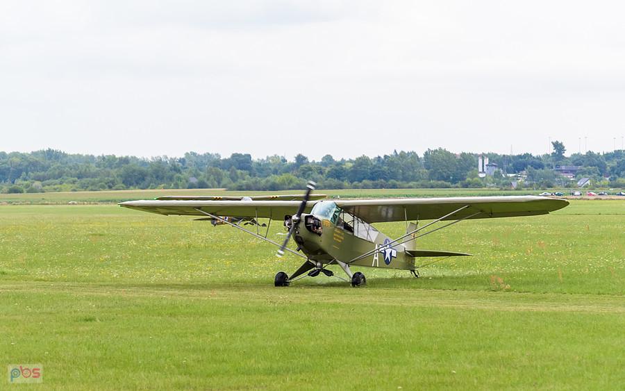 Piper J-3C-65 Cub #SP-SAFY - pilot Antoni Nowak - trening przed AirShow Rudniki