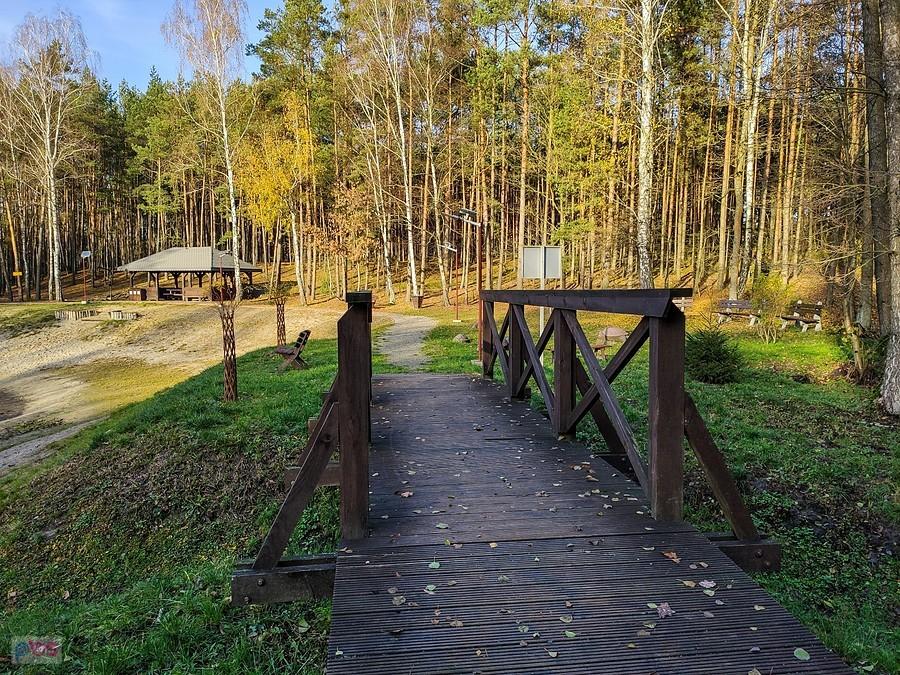 Mostek na strugą przy Żółwim stawie