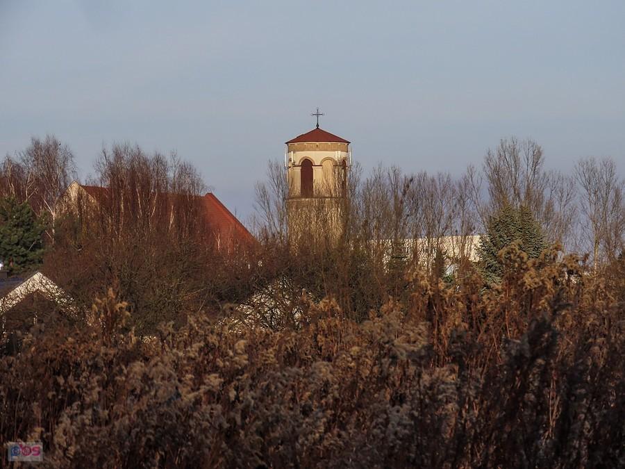 Dzwonnica kościoła na ul. Stryjeńskich