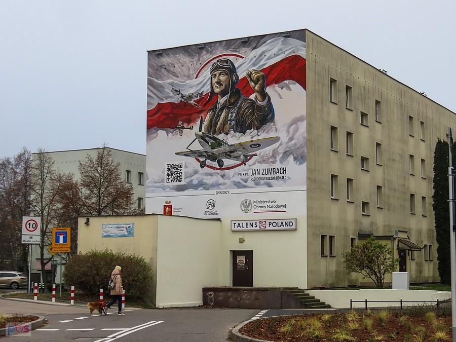 Mural asa myśliwskiego Jana Zumbacha