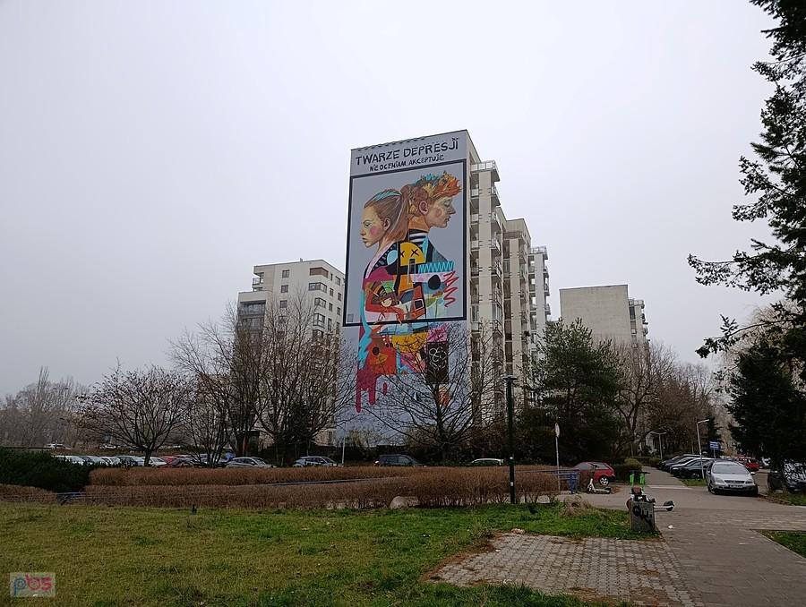 Depresyjny mural