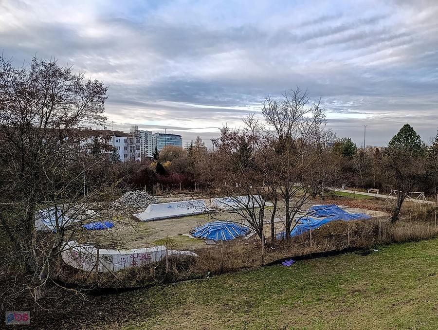 Skatepark pod Kopą Cwila - drugi rok budowy