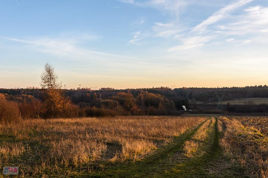 Turów, w oddali widoczna linia kolejowa D29-61