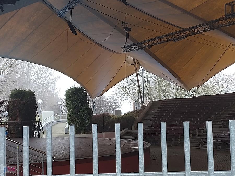 Amfiteatr w parku Górczewska. Tym razem od tyłu