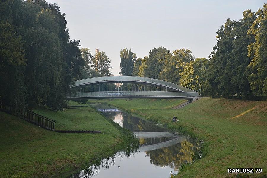 Lublin - Kładka pieszo-rowerowa na Bystrzycy