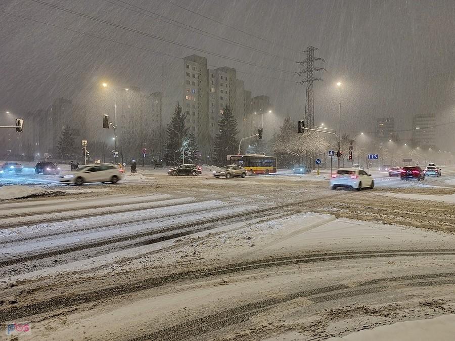 Śnieżyca na Ursynowie