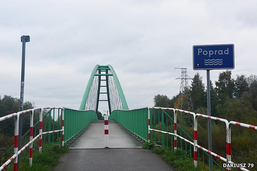 Kładka rowerowa przez Poprad - Nowy Sącz