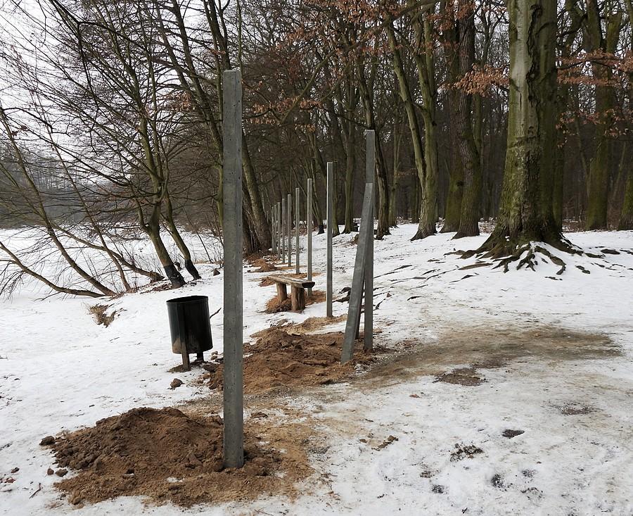 Płot w użytku...