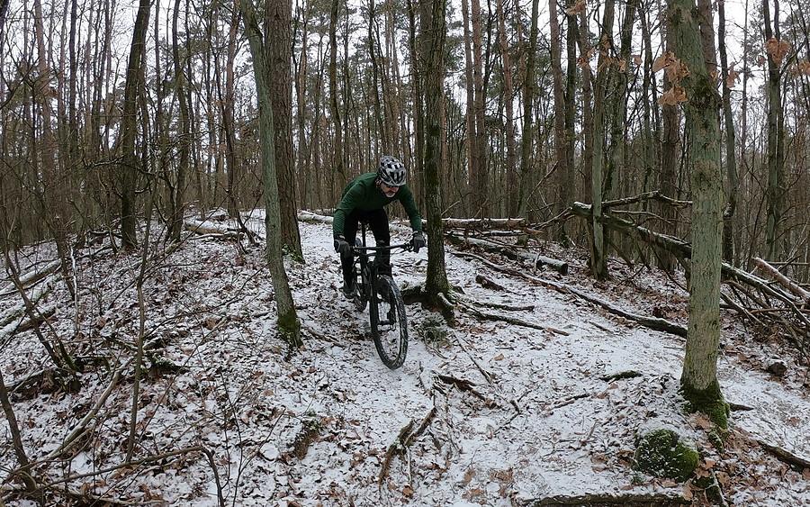 Z cyklu "JPbike w swoim żywiole", wersja zimowa