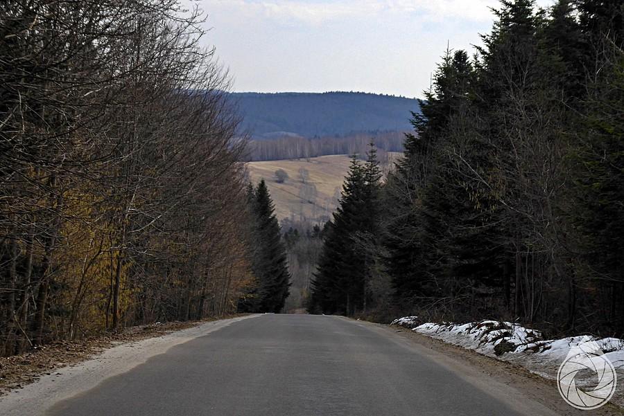 podjazd nad Ropienkę