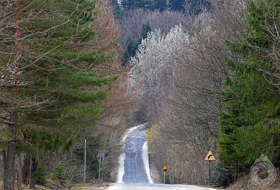 początek ścianki nad Ropienkę