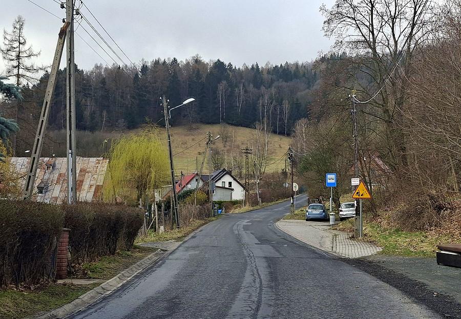 Podjazd do Jagniątkowa