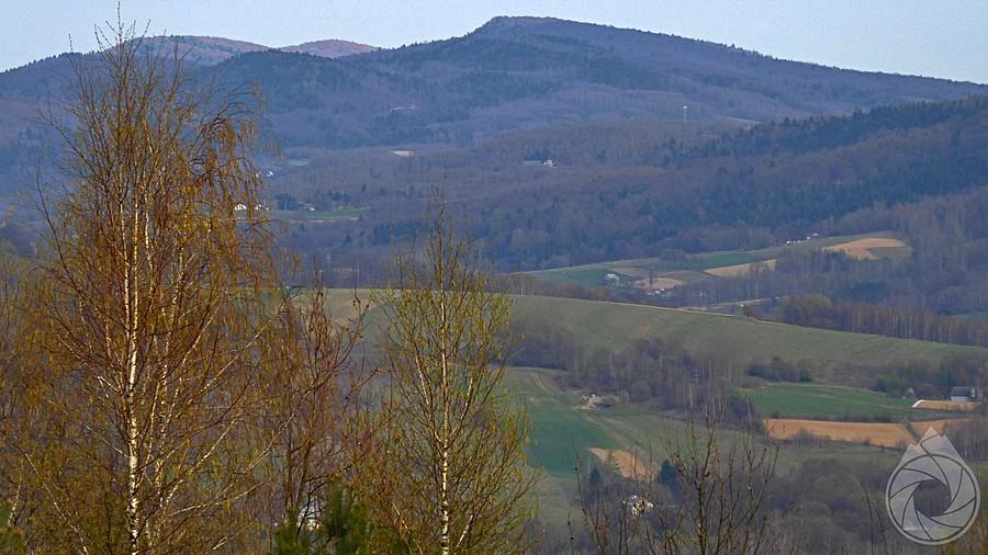 spojrzenie na Pogórze Strzyżowskie z Gorzejowej