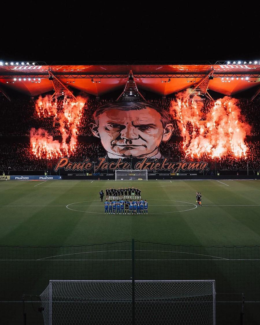 Oprawa meczowa Legia - Górnik