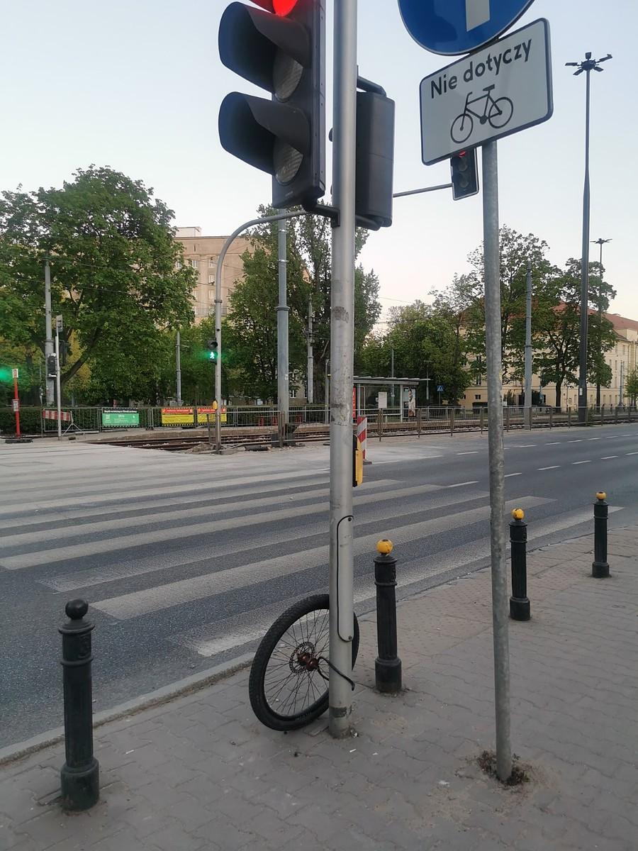 Jak nie przypinać roweru