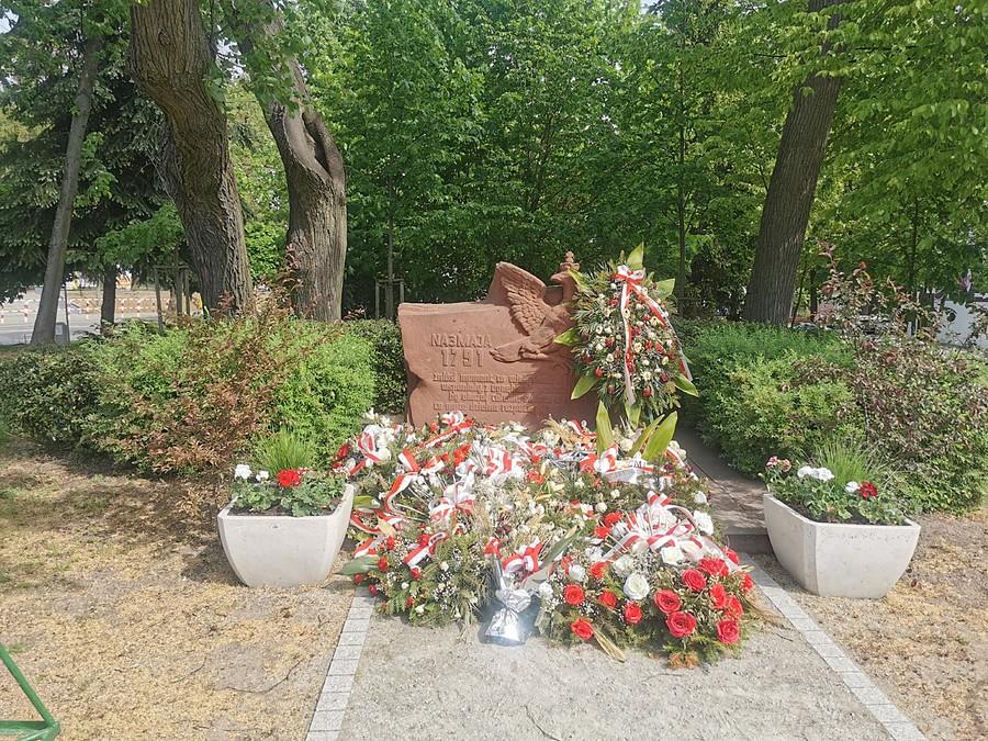 Na pamiątkę konstytucji 3 Maja w Garwolinie