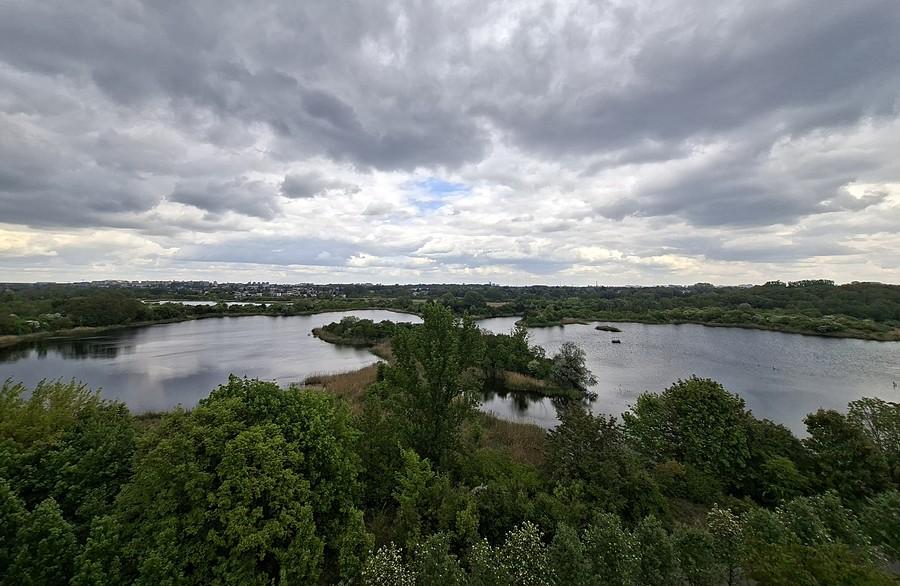 Pochmurny widok na Szachty