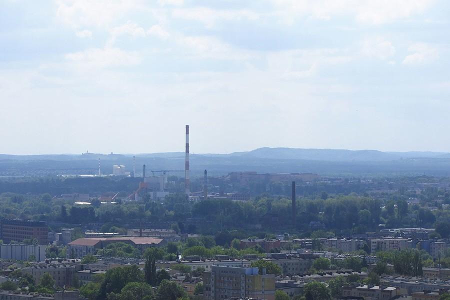 Olsztyn i Sokole z oddali